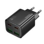 Adapter Hoco 2 x USB C + 2 x USB A QC3.0 PD 3A 30W N56 (must)