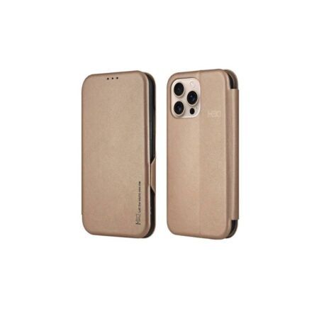 Ümbris kaanega HDD Classic Wallet Case Samsung A16 (kuldne)
