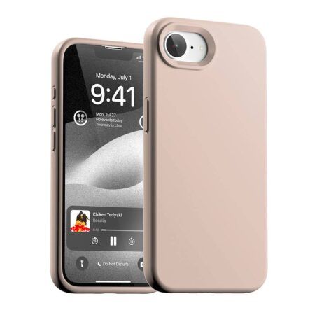Silikoon "Mercury Silicone" MagSafe iPhone 16e/17e (heleroosa)