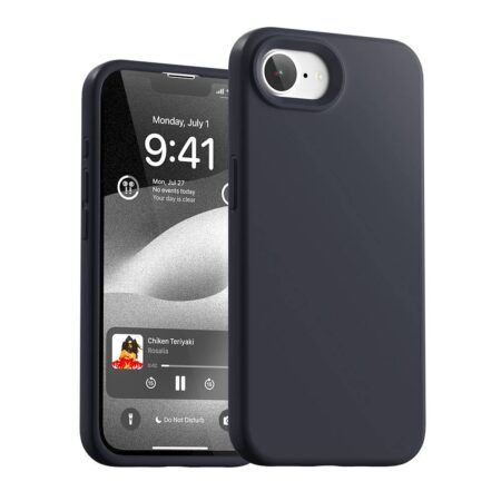 Silikoon "Mercury Silicone" MagSafe iPhone 16e/17e (tumesinine)