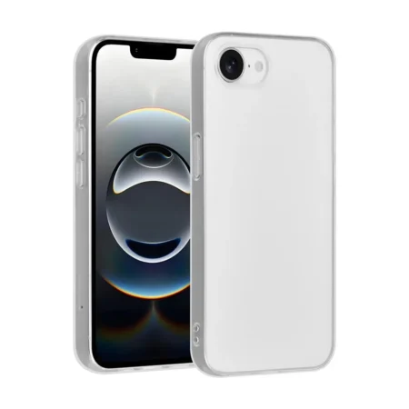 Silikoon TUNIQ iPhone 16e/ iPhone 17e (läbipaistev)