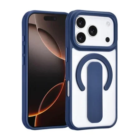 Ümbris TUNIQ MagSafe Built-in Ring Stand iPhone 17 Pro (sinine)