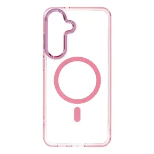 Ümbris Frame Clear Hybrid Mag Cover Samsung S26 FE (läbipaistev/roosa)
