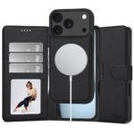 Ümbris kaanega Tech-Protect Wallet MagSafe iPhone 17 Pro Max / 18 Pro Max (must)