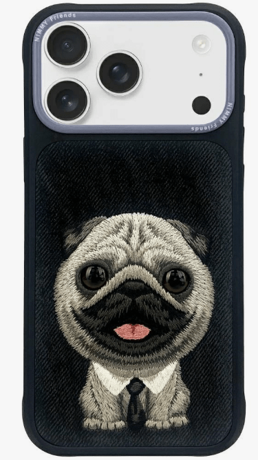 Ümbris Nimmy BIG EYED PET Dog iPhone 17 Pro (must)