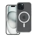 Ümbris Forcell F-Protect Clear Hybrid MagSafe iPhone 15  (läbipaistev)