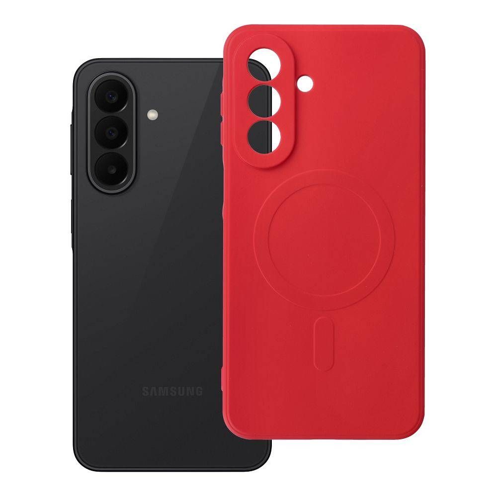 Ūmbris Silicone MagSafe  Samsung A27 (punane)