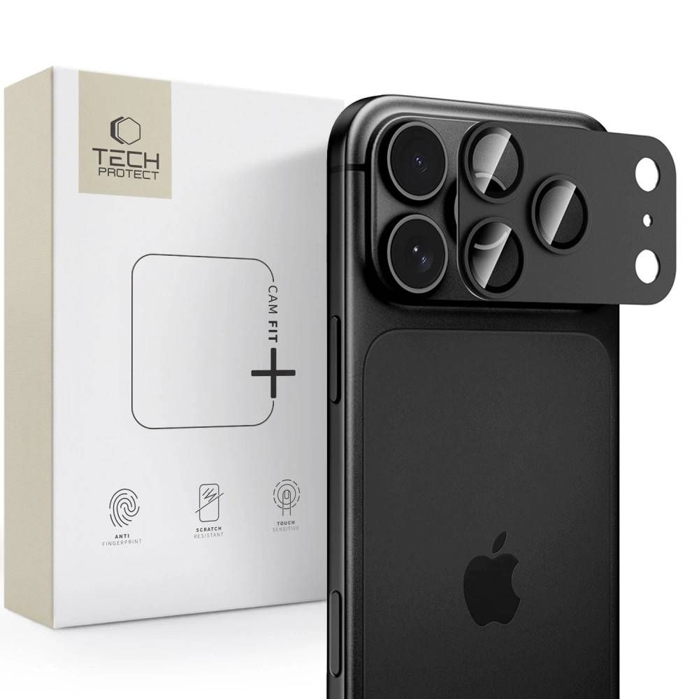Kaitseklaas Tech-Protect CamFull Fit+ tagakaamerale iPhone 18 Pro (must) Kaitseklaas Tech-Protect CamFull Fit+ tagakaamerale iPhone 18 Pro (must)