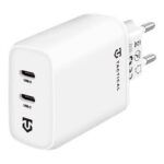 Laadija Tactical 2xUSB-C PD40W (valge)