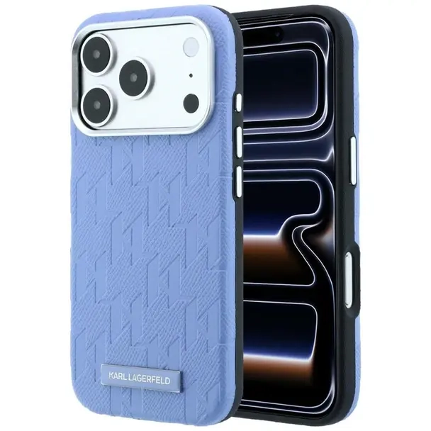 Karl Lagerfeld Mono Resin Logo MagSafe Case for iPhone 17 Pro Max / 18 Pro Max (helesinine) Karl Lagerfeld Mono Resin Logo MagSafe Case for iPhone 17 Pro Max / 18 Pro Max (helesinine)