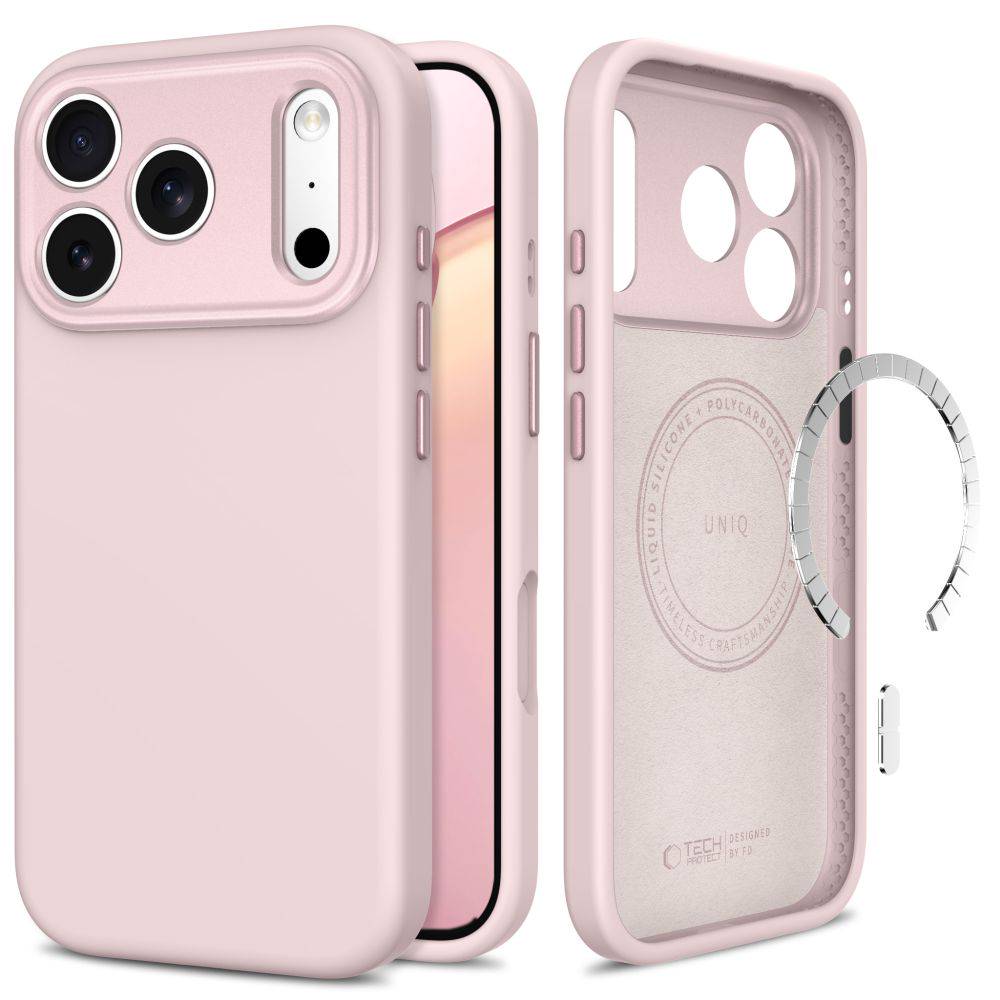 Ümbris Tech-Protect Uniq MagSafe iPhone 18 Pro / 17 Pro (roosa)