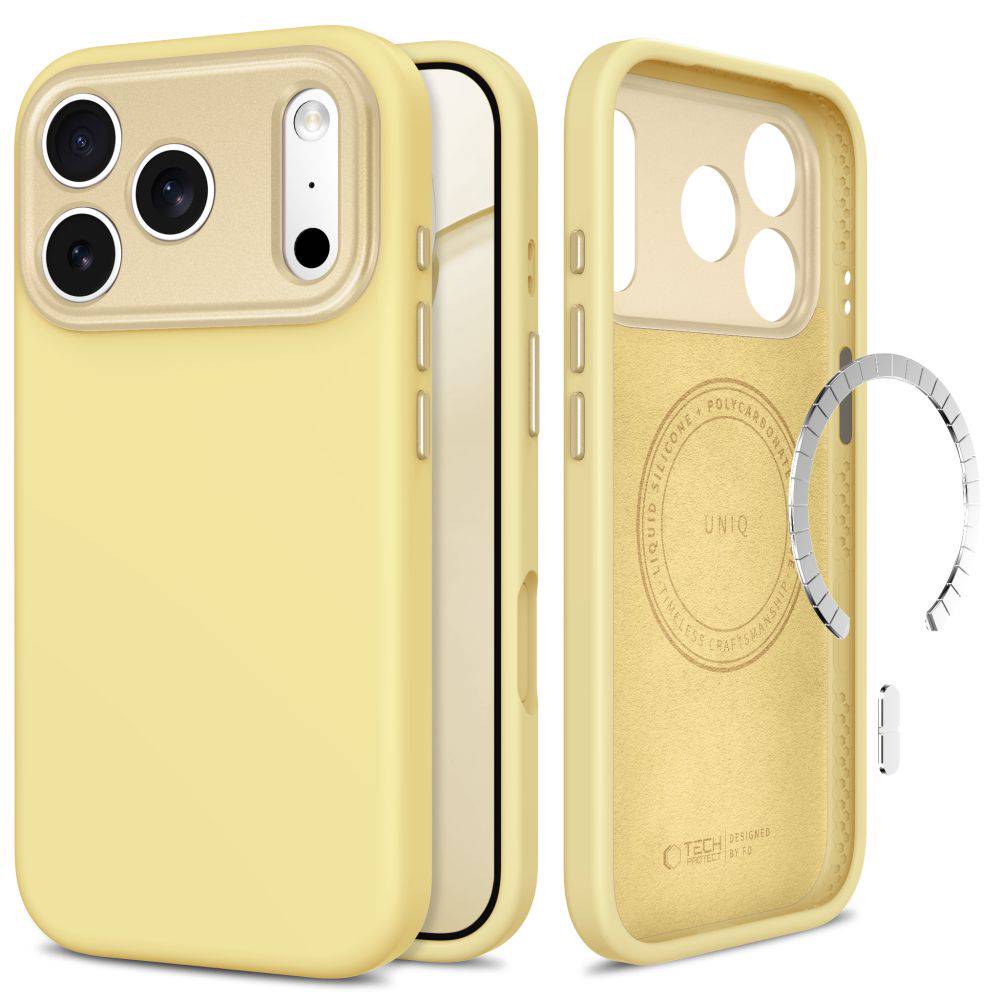 Ümbris Tech-Protect Uniq MagSafe iPhone 18 Pro Max / 17 Pro Max (kollane)