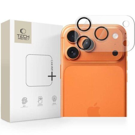 Kaitseklaas tagakaamerale Tech-Protect Camfull Fit+ iPhone 17 Pro Max (läbipaistev)