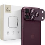 Kaitseklaas tagakaamerale Tech-Protect Camfull Fit+ iPhone 18 Pro Max (burgundia)