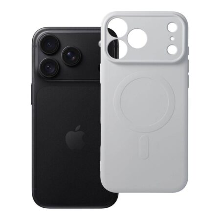 Ümbris Silicone Mag Cover iPhone 17 Pro Max (helehall)