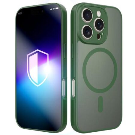 Ümbris 3mk Misty MagCase iPhone 16 Pro (roheline)