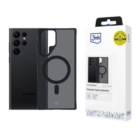 Ümbris 3mk Smoke MagCase Samsung S22 Ultra 5G (must)